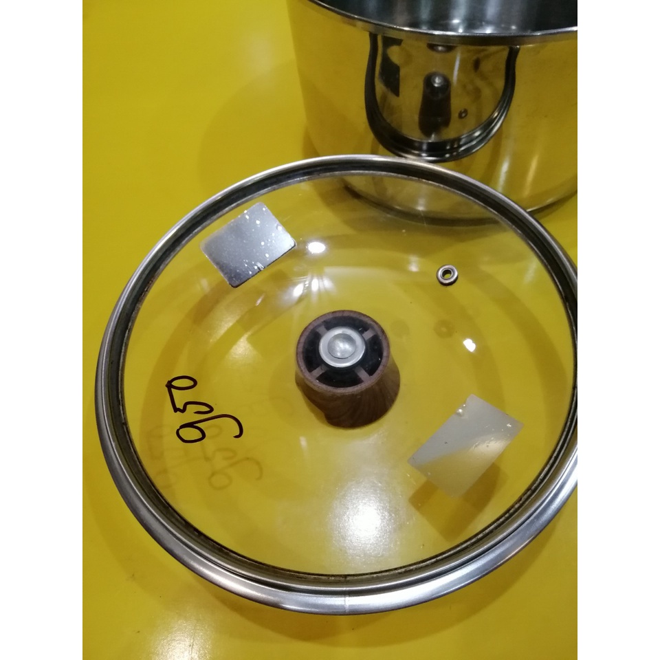 Thố inox nội địa Nhật, size 21cm, cao 12cm (mã 950), Dùng được bếp từ