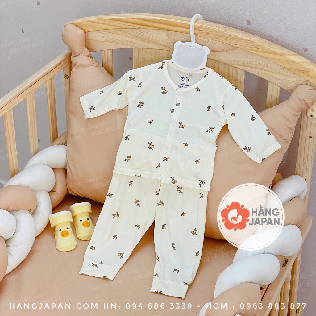 Bộ quần áo cộc tay/ dài tay cho trẻ sơ sinh tới 6 tháng