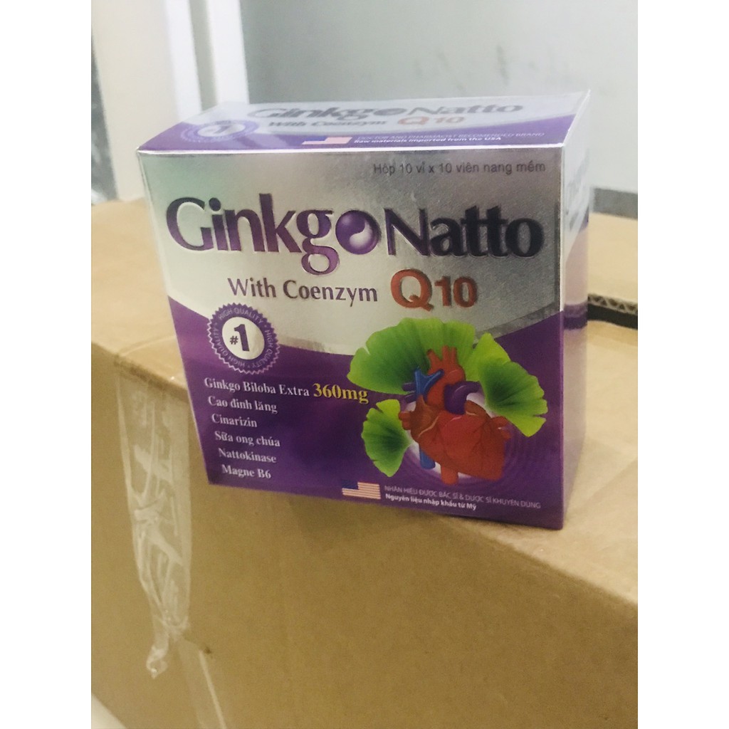 VIEN UONG BỔ NÃO GINKGO NATTO WITH COENZYM Q10 | BigBuy360 - bigbuy360.vn