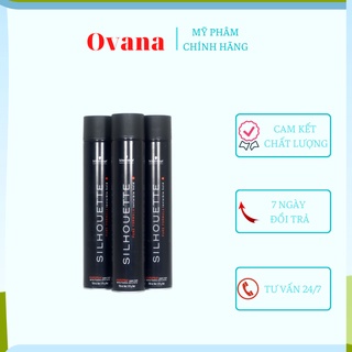 Gôm xịt tóc nam nữ Silhouette tạo kiểu giữ nếp tóc Ovana Store