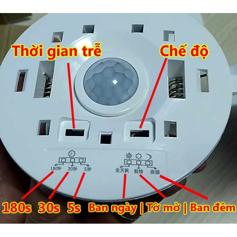 [HY-100W] Công tắc cảm biến ÂM TRẦN hồng ngoại - DẸP