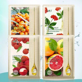 Lẻ 1 miếng mặt nạ cao cấp từ trái cây Organic Bioaqua
