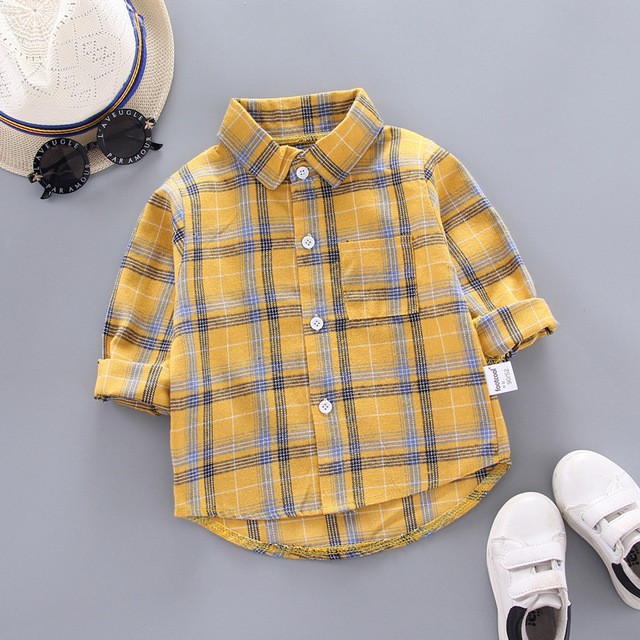 Hàng Mới Về Áo Sơ Mi cotton Kẻ Sọc Phong Cách Hàn Quốc Cho Bé Trai, Hàng Mới Về Năm 2021.