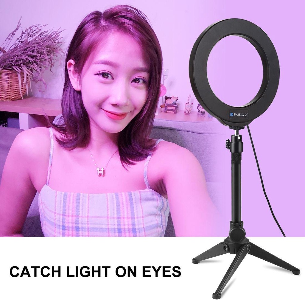 LANFY Vòng Đèn LED Chụp Ảnh Selfie 10 Chế Độ Cho YouTube Tik Tok