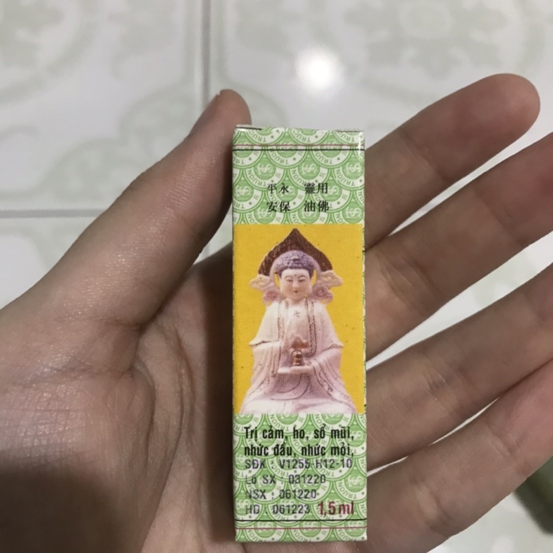 Dầu phật linh Trường Sơn dung tích 1,5ml và 5 ml