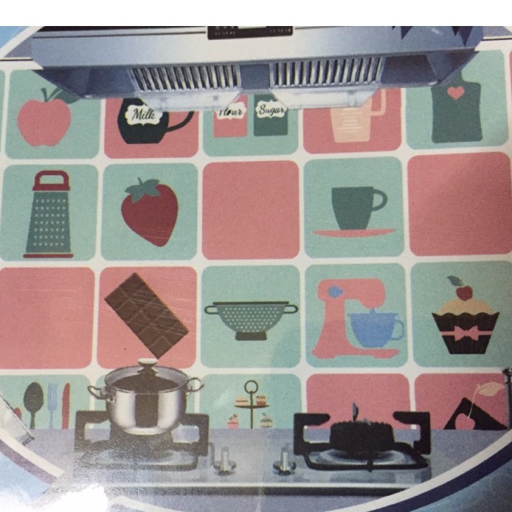 Miếng dán trang trí nhà bếp cách nhiệt