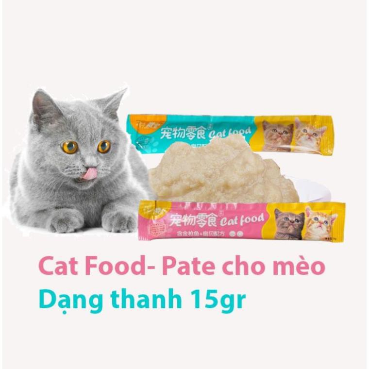 STHA- (Lẻ 1) Pate Thanh Cat food &amp; Ciao dạng Gel cho thức ăn dạng ướt cho mèo đồ ăn vặt mèo snack súp thưởng