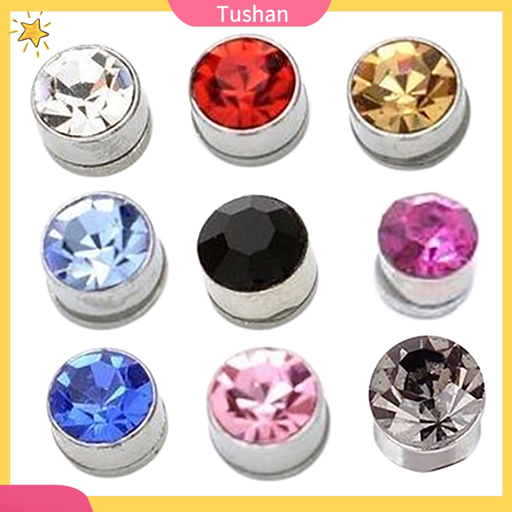 Khuyên tai nam châm kiểu dáng đơn giản trẻ trung dành cho cả nam và nữ