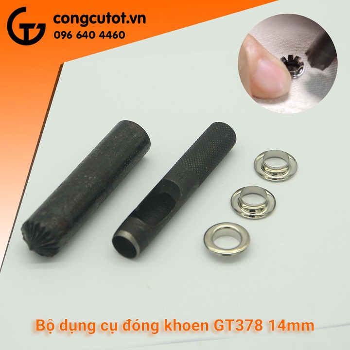 Bộ dụng cụ đóng khoen 14mm GT378