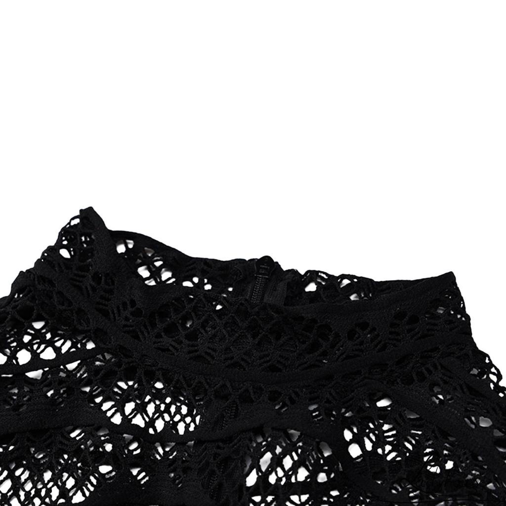 Áo thun lửng tay dài cổ lọ có khóa kéo hở lưng thời trang quyến rũ cho nữ