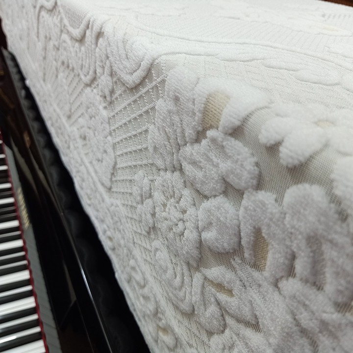 Khăn Phủ Đàn Piano Cơ | Ren Mây Mềm Mại | Chất Liệu Cao Cấp | Thiết Kế Sang Trọng | Phụ Kiện Đàn Piano