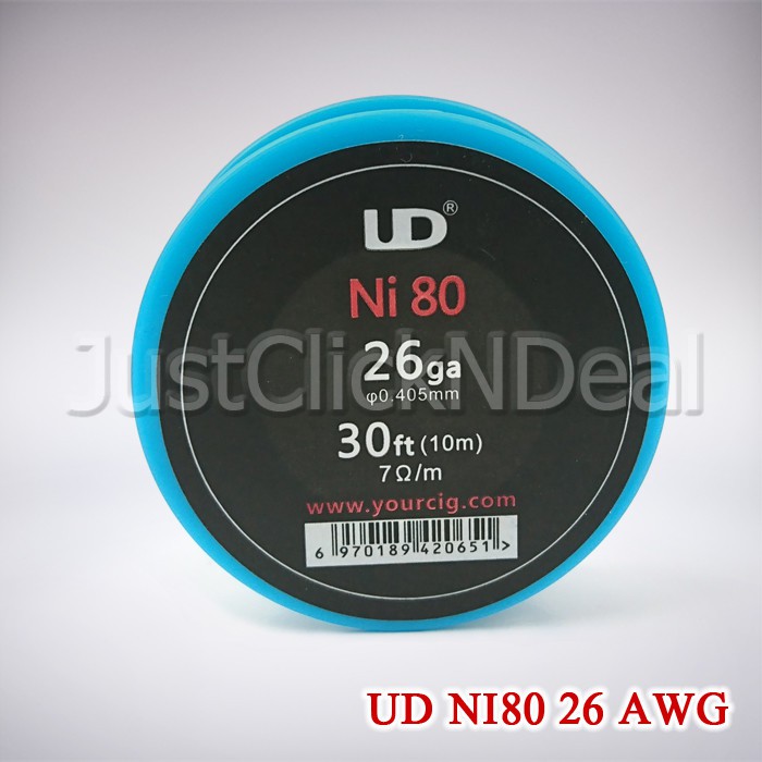 Cuộn Dây Nichrome Ni80 Ud 26 Awg 30 Feet Chất Lượng Cao