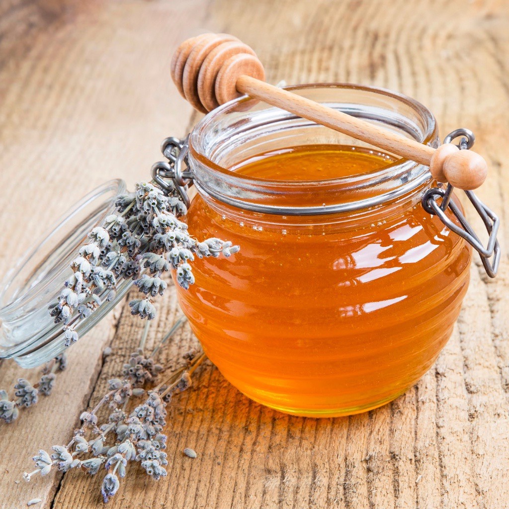 Que khuấy mật ong bằng gỗ