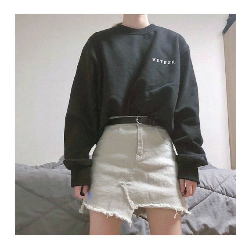 áo nỉ cổ v không nón