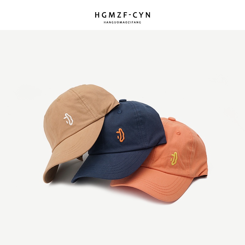 Nón Lưỡi Trai Mềm Thêu Hình Đám Mây Phong Cách Hàn Quốc Cho Nam Nữ