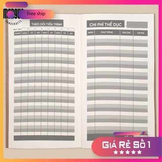 [ COMBO] Sổ Planner - Sổ "Khỏe Đẹp Khỏe Đều"