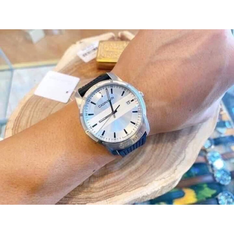 Đồng hồ nam CAL.VIN KLE.IN Evidence White Dial Men’s Watch No.