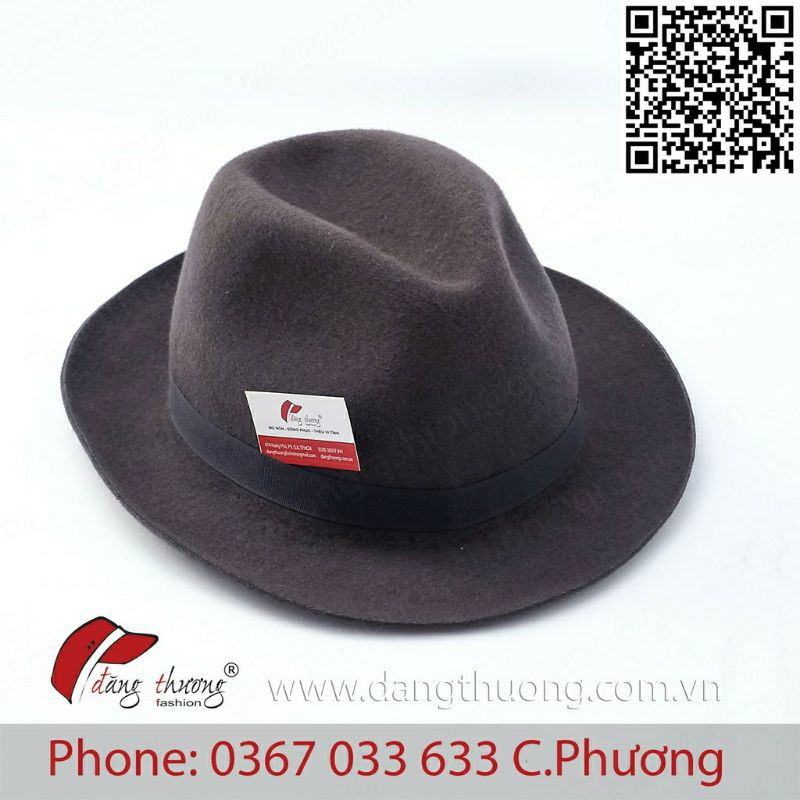 [HÀNG CÓ SẴN] [SHIP HỎA TỐC] Mũ nón phớt fedora chất liệu nỉ/ dạ THẬT 100%, cao cấp cho trung niên, lớn tuổi, người già,