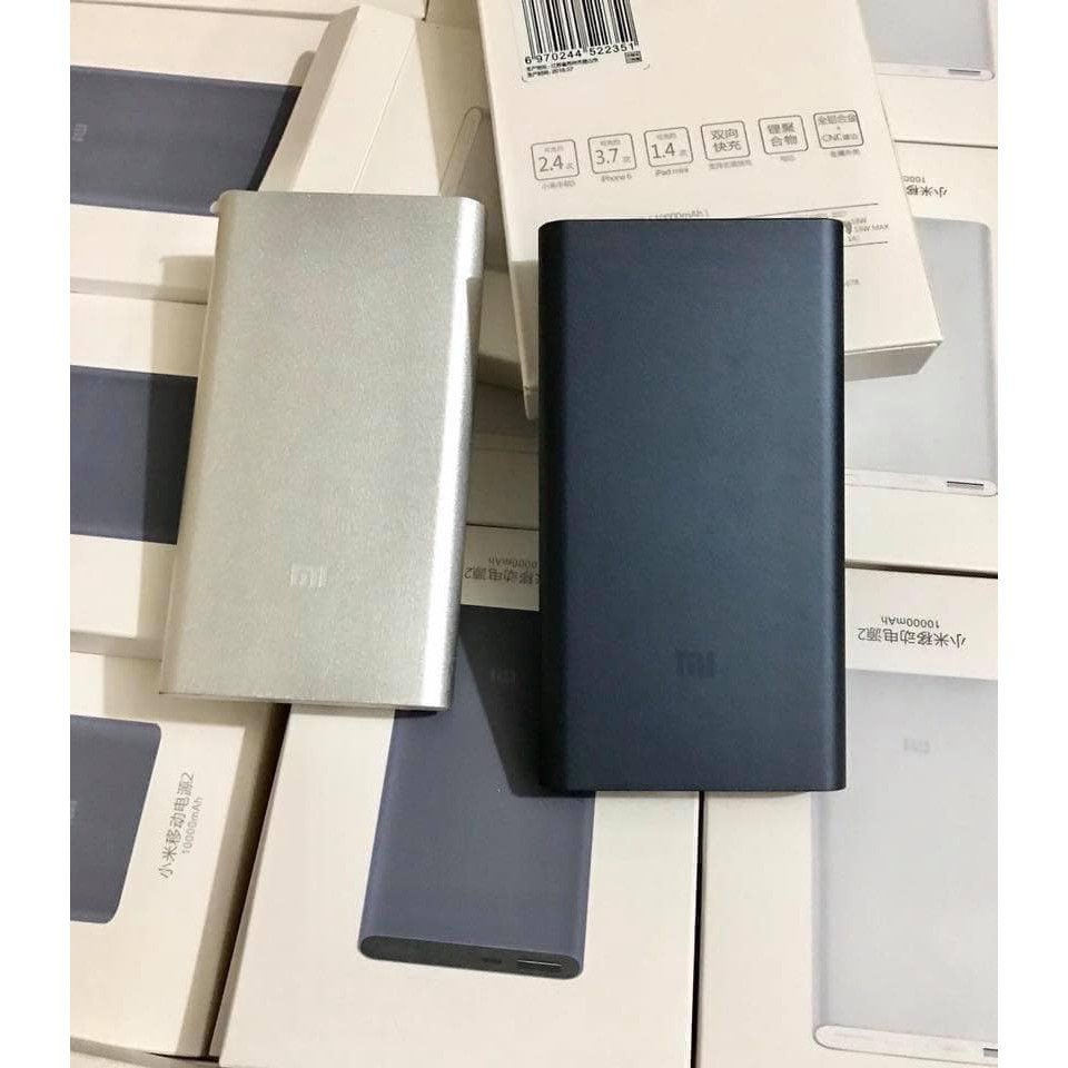 Sạc dự phòng Xiaomi gen 2 10000mAh(1 cổng) + Ốp Silicon đẹp