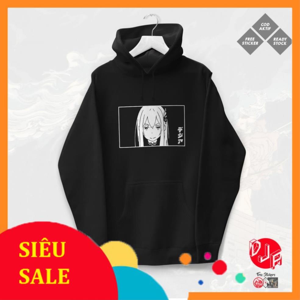 HOT- Áo HOODIE ECHIDNA WITCH OF GREED RE ZERO EKIDONA ANIME MANGA cực đẹp
