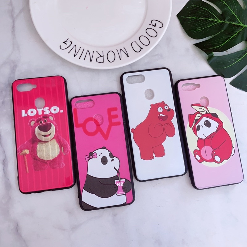 Ốp Oppo F9/A5S Viền Nhựa Dẻo Nhiều Hình Kute