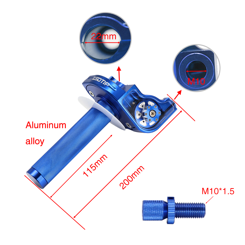 Vỏ Bọc Tay Ga Bằng Nhôm CNC 22mm Chất Lượng Cao Cho Xe Mô Tô