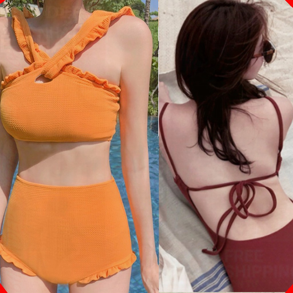 Bikini Phối Dây In Hoạ Tiết Thời Trang Dành Cho Nữ