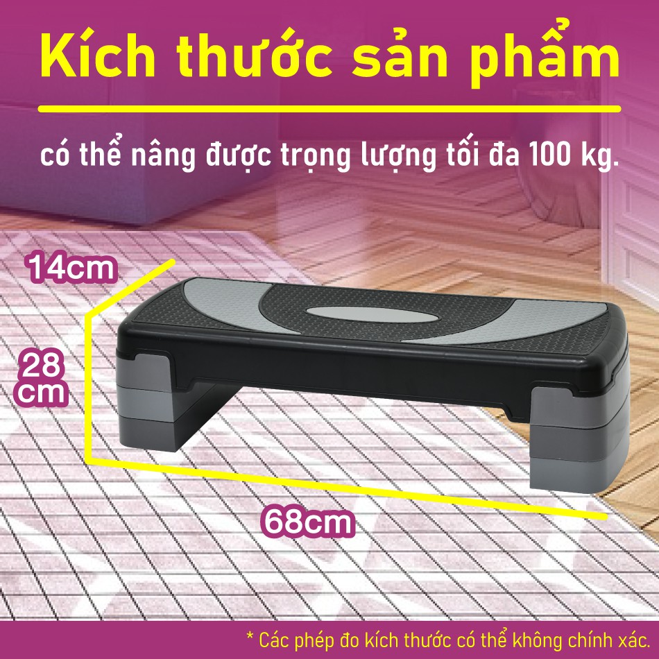 professionall.gym19 Bục dậm nhảy 78CM AEROBIC STEP giảm cân hiệu quả mới 2023
