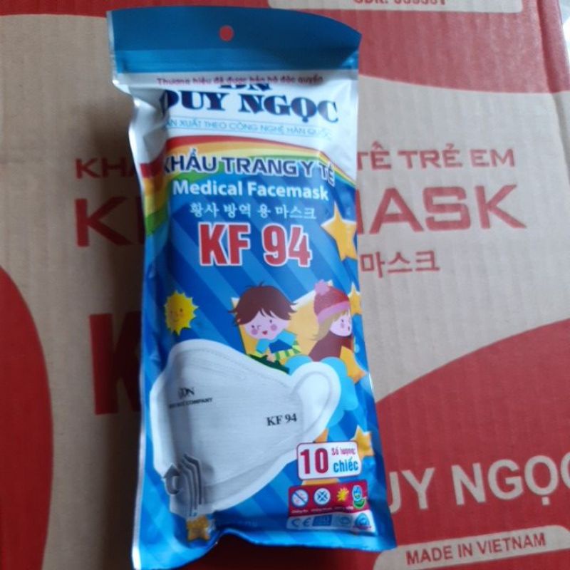 Khẩu trang KF94 Duy Ngọc Kids (túi 10 chiếc)