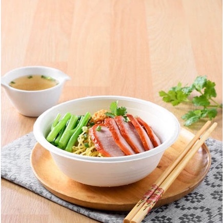SET 10 Tô giấy, đĩa ăn 1 lần bát đĩa giấy dùng tiện dụng ăn tiệc du lịch