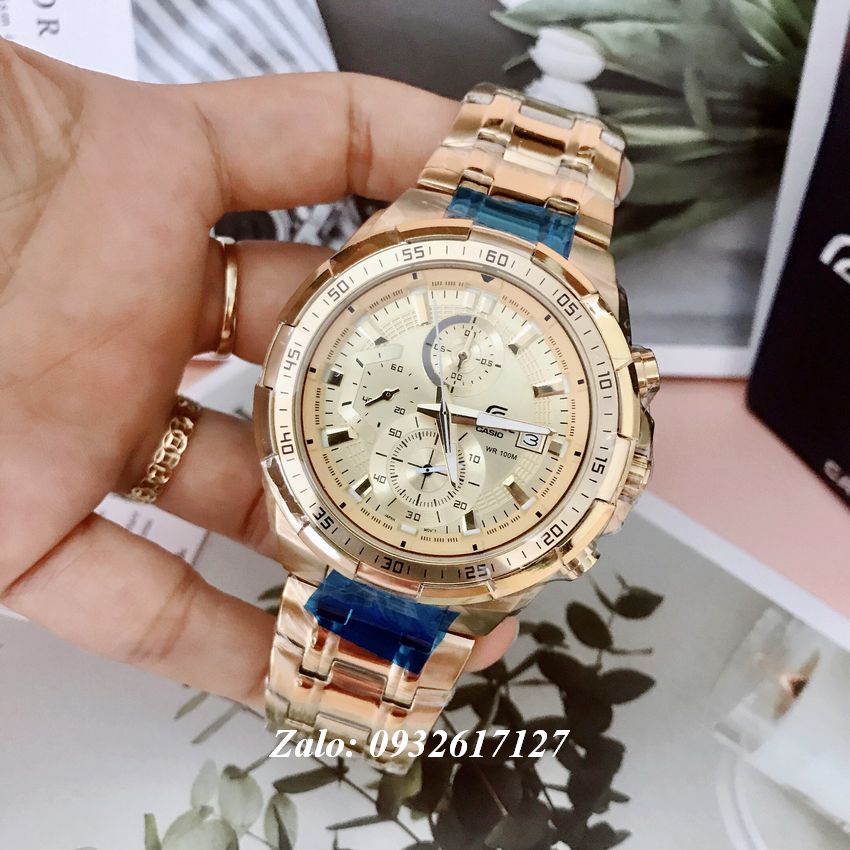 Đồng Hồ Nam Casio Edifice EFR-539 Chronograph 06 Kim FullBox