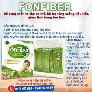 Chất xơ tự nhiên 🍃 Tăng Cường Sức Khỏe Tiêu Hóa FONFIBER 🌿 giảm tình trạng táo bón đầy bụng