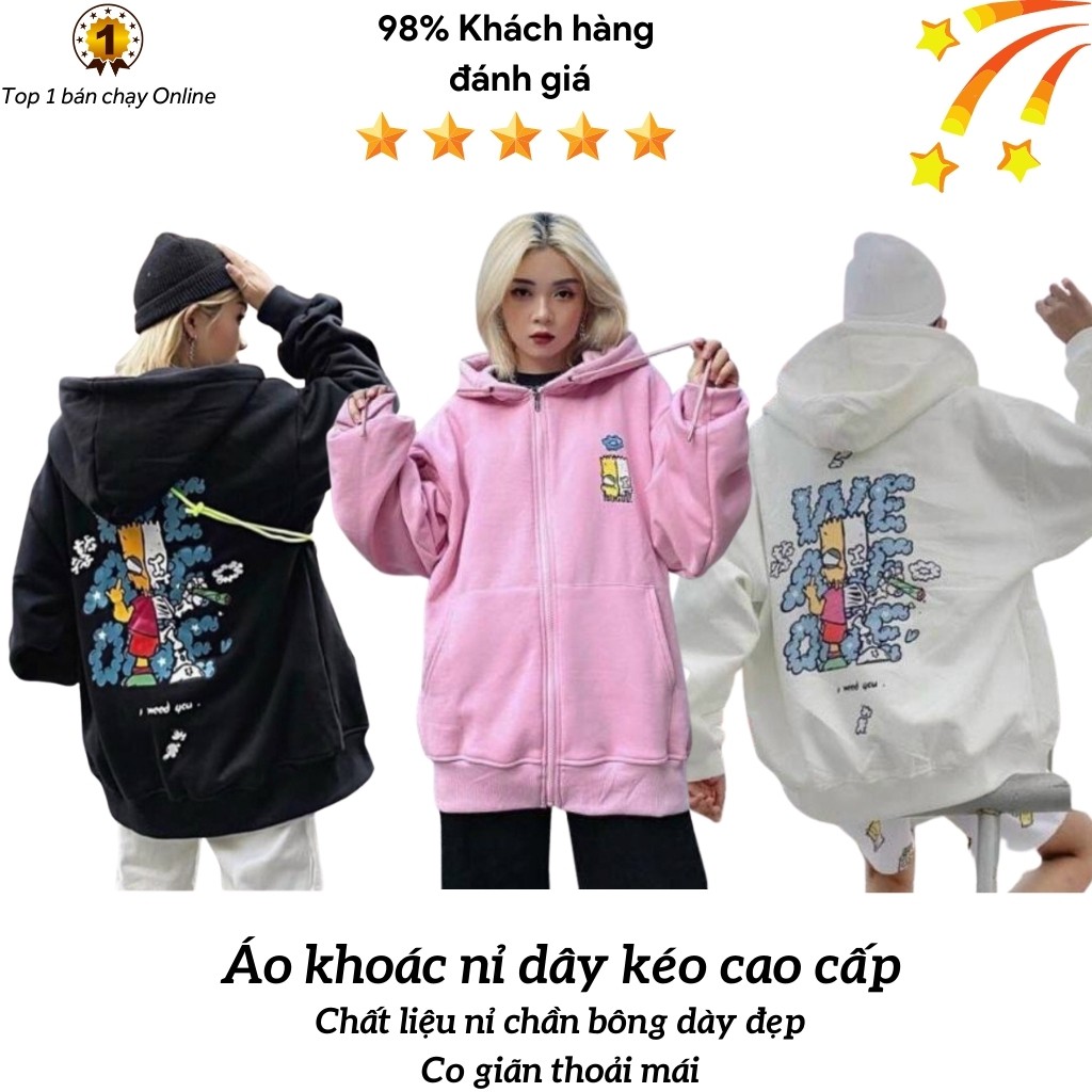 Áo khoác nỉ unisex KN5 dây kéo in hình WE ARE ONE [ FREESHIP ]