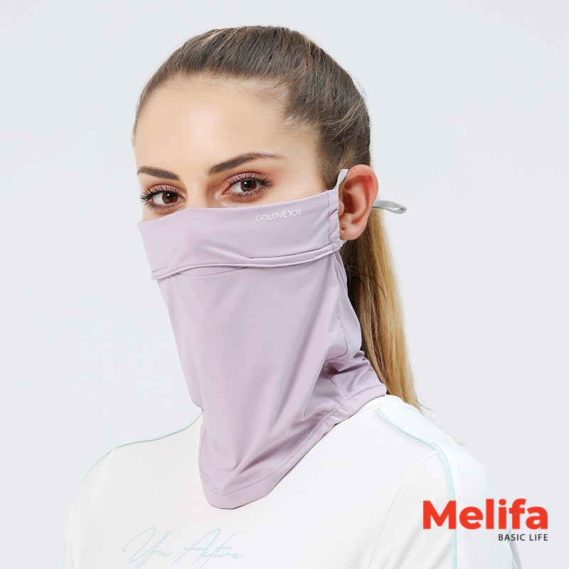 Khẩu trang chống nắng nam nữ nhiều màu trùm cổ vai , chống tia UV UPF50+ chất cotton lụa  mã K0148 | BigBuy360 - bigbuy360.vn