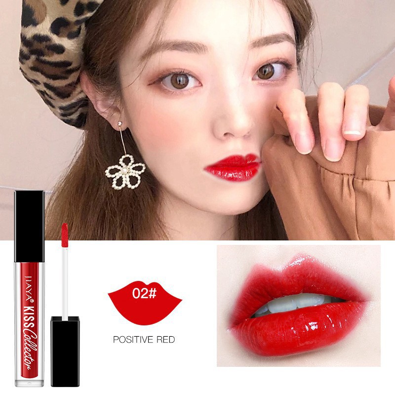 Son nước dưỡng ẩm chống thấm không phai tông màu đỏ bóng | BigBuy360 - bigbuy360.vn