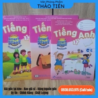 Vở học tiếng anh lớp 1 Smart Start (gồm: bài học + bài tập + notebook)  [VPP Thảo Tiên]