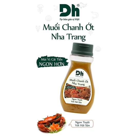 Hũ Muối Chanh Ớt Nha Trang - Thương hiệu DH Foods