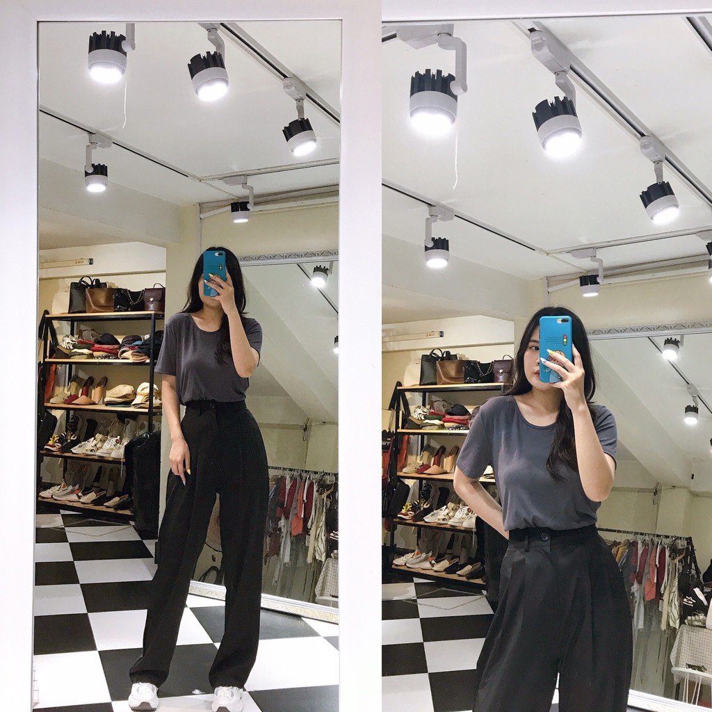 Quần Vải Culotes Suông 🍓FREESHIP🍓 Dáng Suông Ảnh Thật 13928 | BigBuy360 - bigbuy360.vn