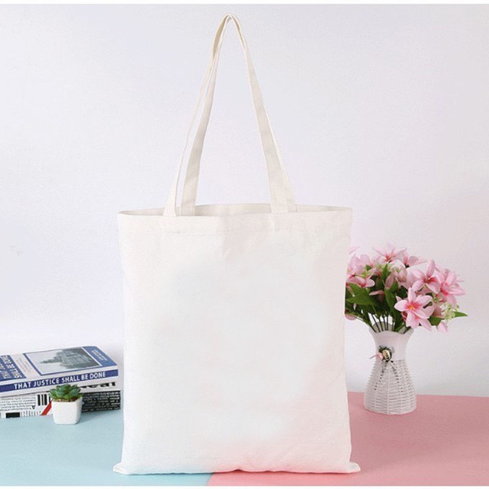 Túi Tote Vuông Chất Vải Canvas Trơn 459 Hàng May Công Ty Chuẩn Đẹp - Hazo