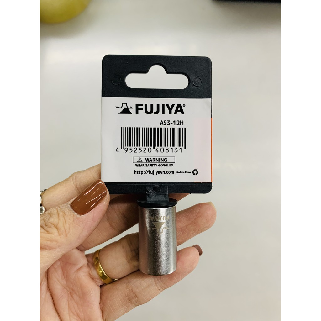 Đầu khẩu Fujiya 3/8 AS3 - H 6 cạnh cỡ 8-14mm - Chính hãng