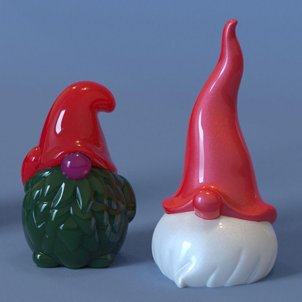 SUENIN Khuôn Silicone Làm Nến / Xà Phòng Hình Ông Già Noel