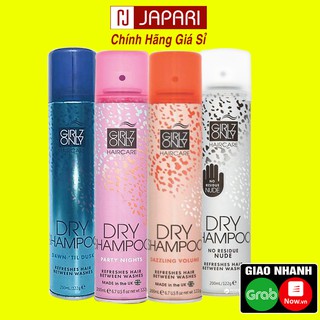 Dầu Gội Khô Girlz Only Dạng Xịt Dầu Gội Đầu Cho Nam Nữ Học Sinh Dưỡng Tóc CHÍNH HÃNG UK Chăm Sóc Tóc Dưỡng Ẩm JAPARI