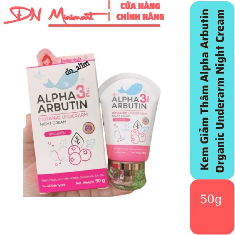 Kem dưỡng trắng giảm thâm nách Precious Skin Alpha Arbutin Organic Underarm Whitening Cream 50g