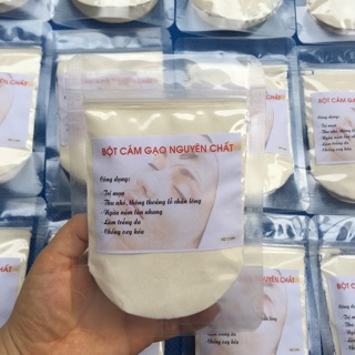 Bột cám gạo nguyên chất - 100g - Hàng handmade