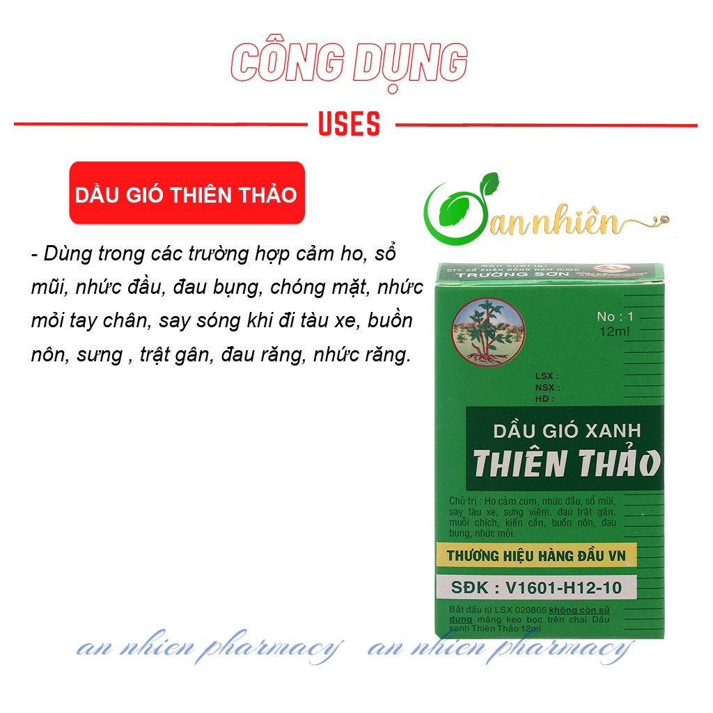 Dầu gió xanh Thiên Thảo