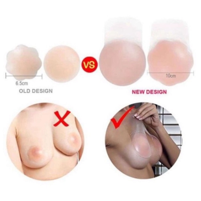 [ SIÊU HOT ] Miếng Dán NÂNG NGỰC SILICON hình nhũ hoa Chống Chảy Xệ Cực Tốt ( 2 miếng )