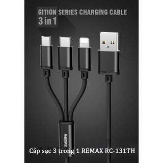 Cáp sạc Remax 3 Đầu RC-131TH