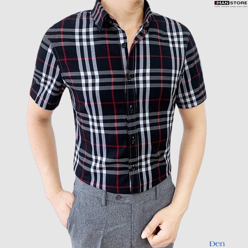 Áo Sơ Mi Nam Ngắn Tay BBR, Áo Sơ Mi Nam Hàn Quốc Công Sở Chất Vải Cao Cấp Bền Đẹp, Thoáng Mát | BigBuy360 - bigbuy360.vn