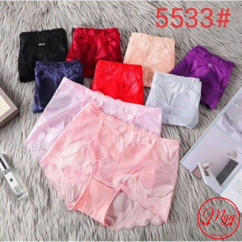 SIÊU PHẨM QUẦN LÓT REN ĐÙI CẠP CAO PHOM TO SEXY 5533