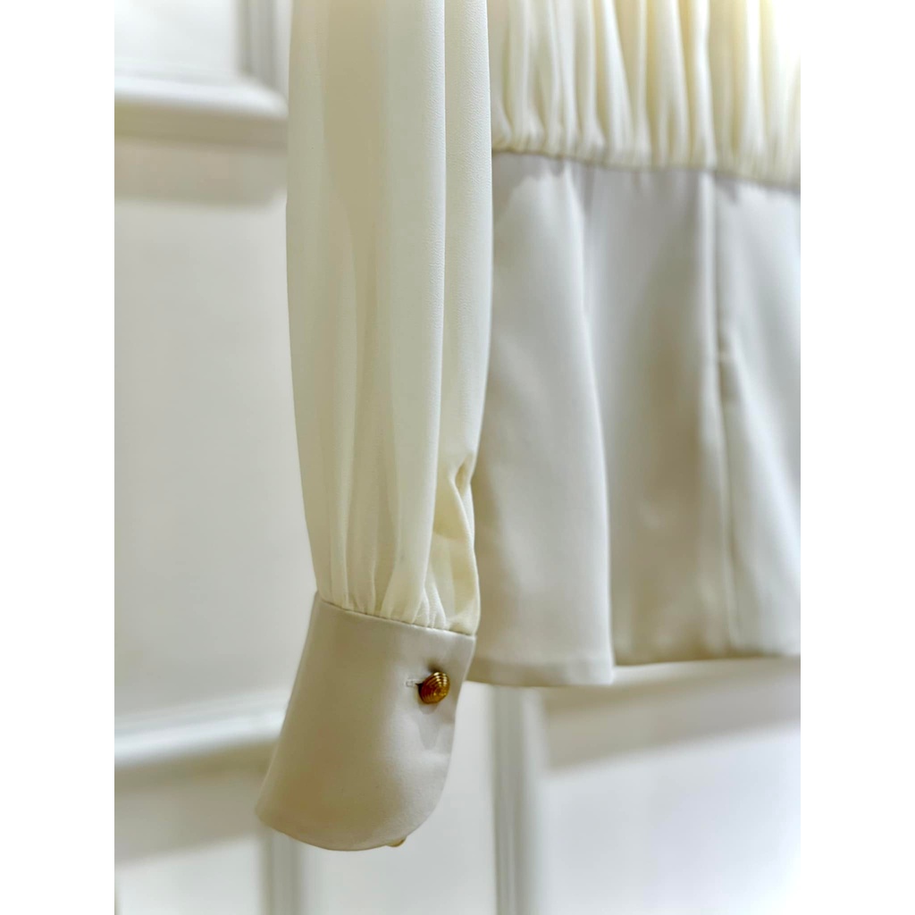 Sét đồ công sở áo sơ mi, quần xuông_HebeDesign_thời trang công sở.